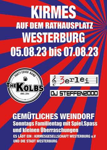 Westerburg Kirmesgesellschaft Plakat 2023